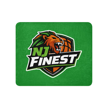 Sherpa Blanket | NJ Finest AAU Elite | Emblem Logo