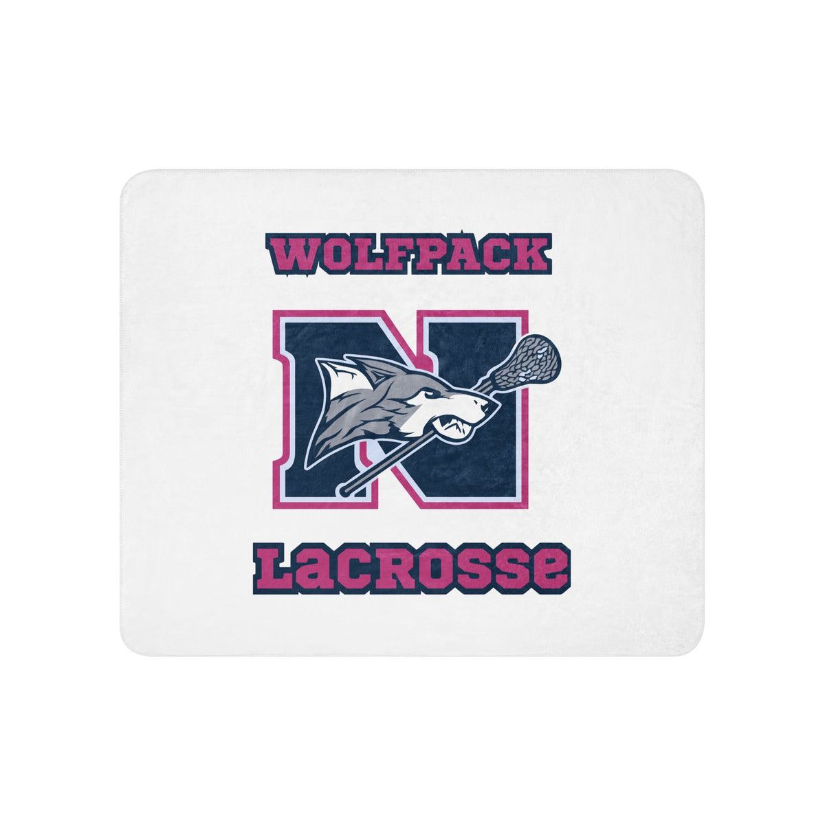 Sherpa Blanket | North Paulding Lacrosse | Apex Logo