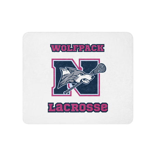 Sherpa Blanket | North Paulding Lacrosse | Apex Logo