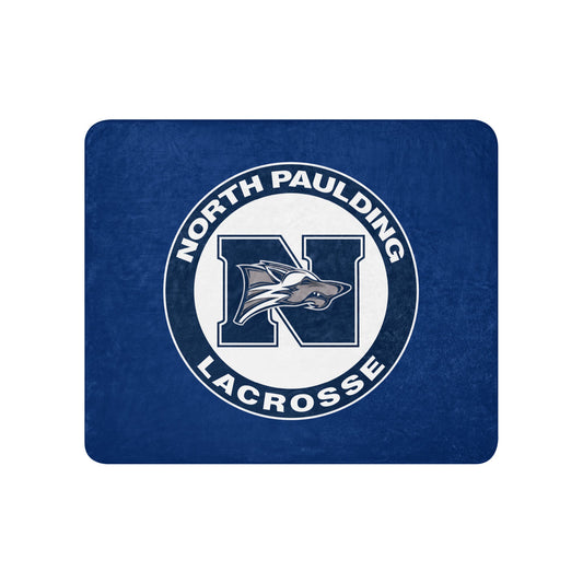 Sherpa Blanket | North Paulding Lacrosse | Badge Logo