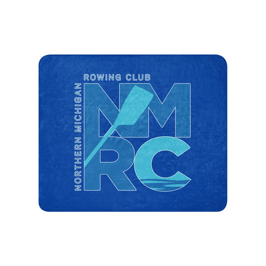 Sherpa Blanket | Northern Michigan Rowing | Modern Script Logo