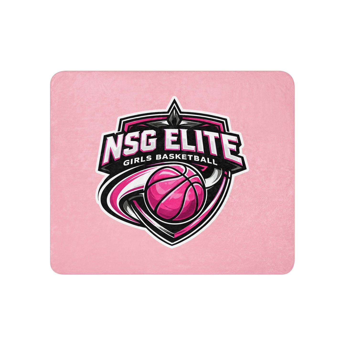 Sherpa Blanket | NSG Elite Women’s Basketball | Vanguard Shield Logo