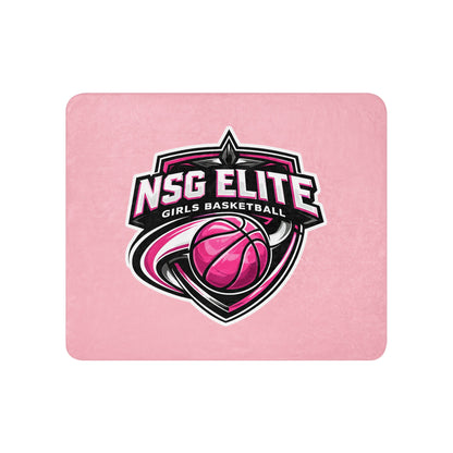 Sherpa Blanket | NSG Elite Women’s Basketball | Vanguard Shield Logo