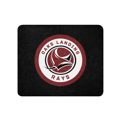 Sherpa Blanket | OAKS LANDING RAYS | Badge Logo