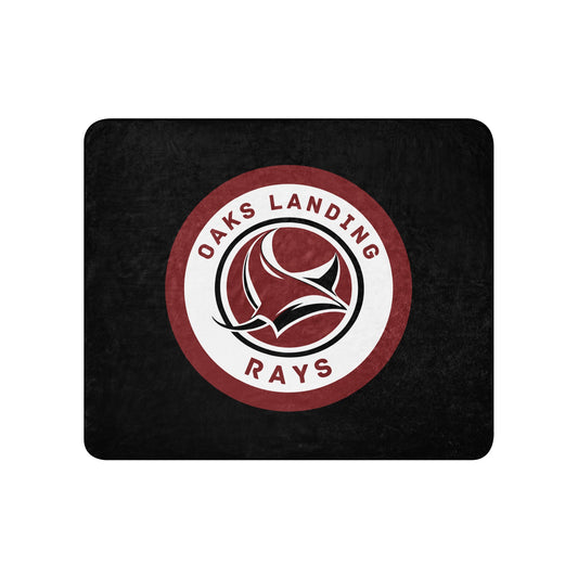 Sherpa Blanket | OAKS LANDING RAYS | Badge Logo
