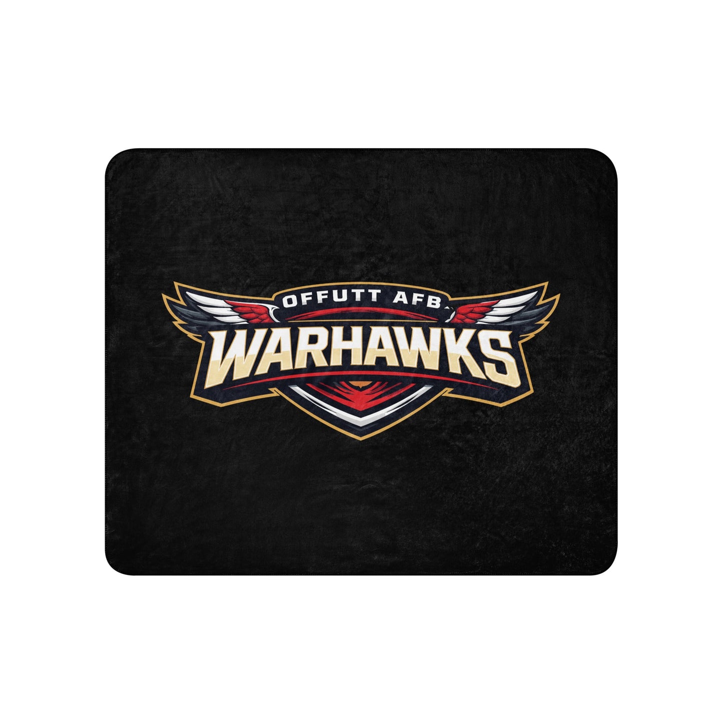 Sherpa Blanket | Offutt AFB Warhawks | Mark Logo