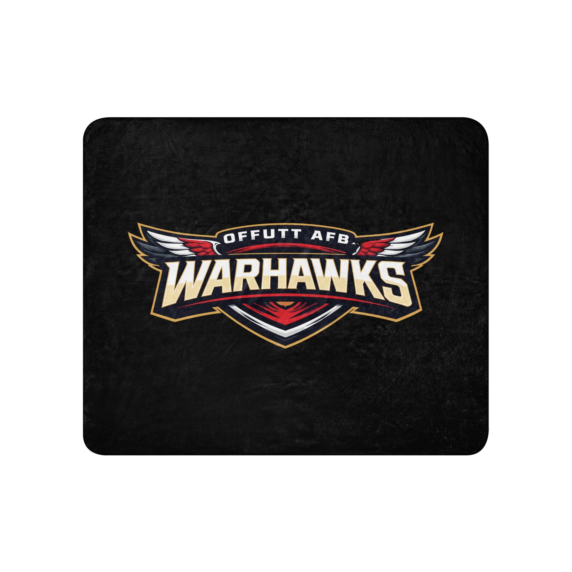 Sherpa Blanket | Offutt AFB Warhawks | Mark Logo