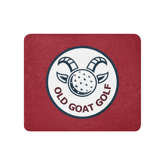 Sherpa Blanket | Old Goat Golf | Badge Logo