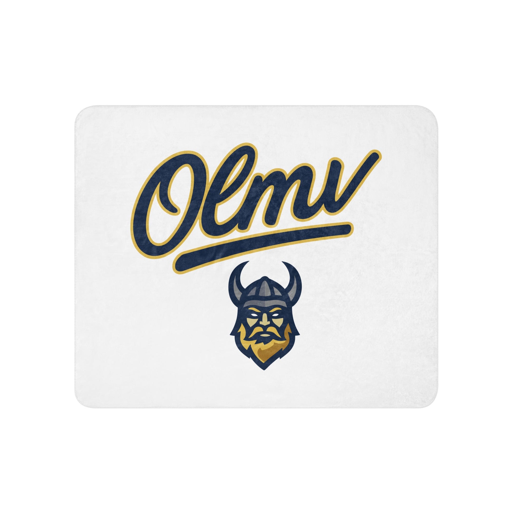 Sherpa Blanket | OLMV Vikings | Script Logo