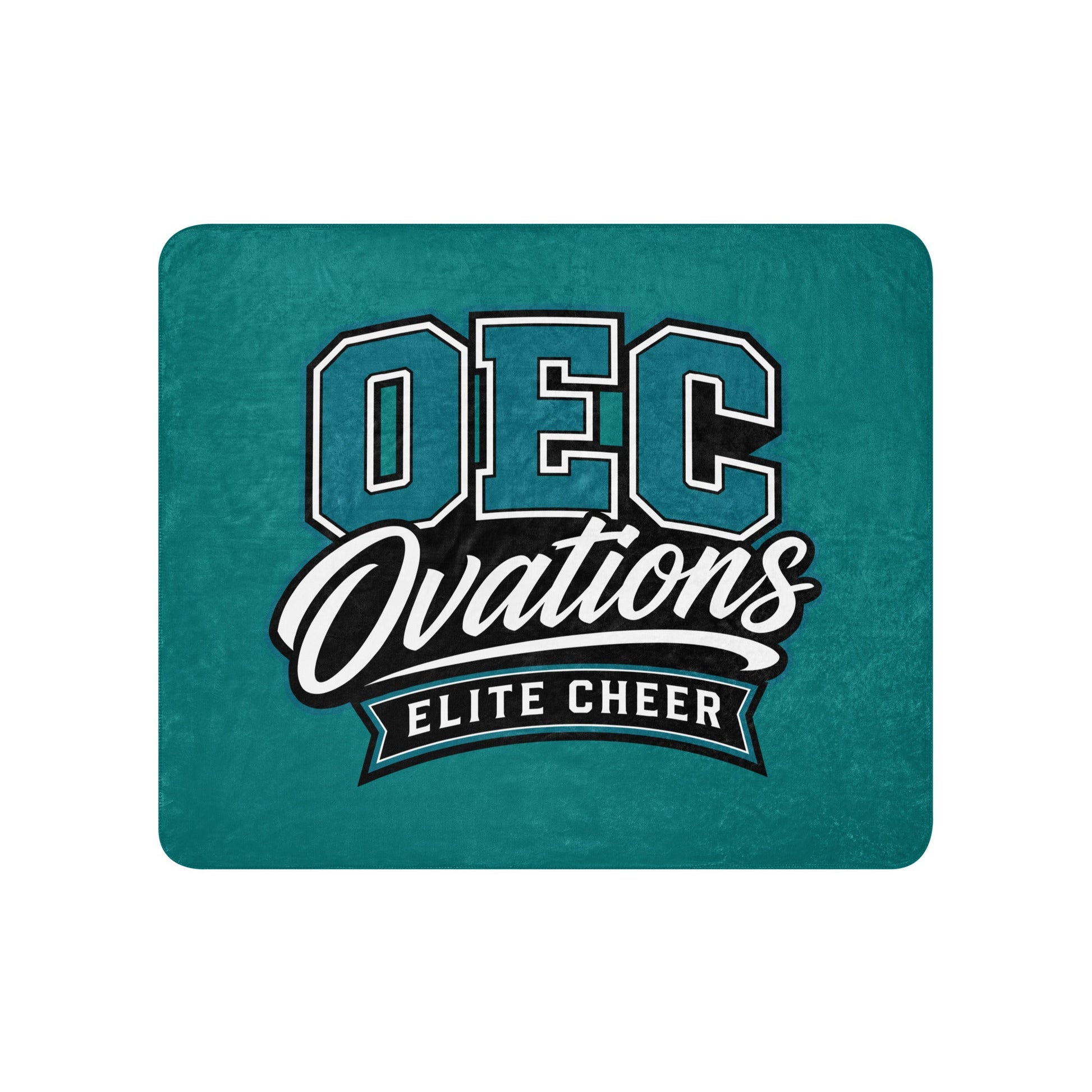 Sherpa Blanket | Ovations Elite Cheer | Crest Logo