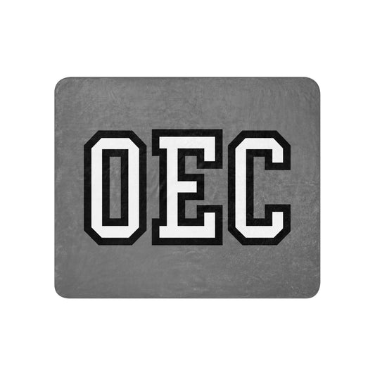 Sherpa Blanket | Ovations Elite Cheer | OEC Mark Logo