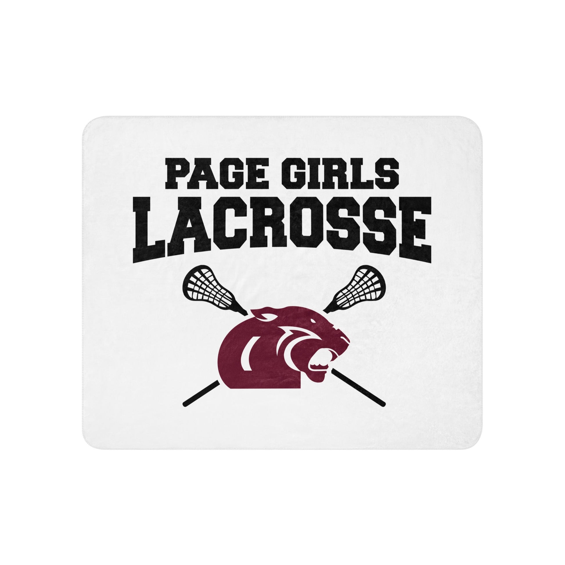 Sherpa Blanket | Page Middle Girls Lacrosse