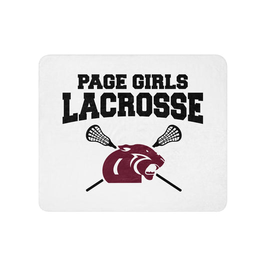 Sherpa Blanket | Page Middle Girls Lacrosse