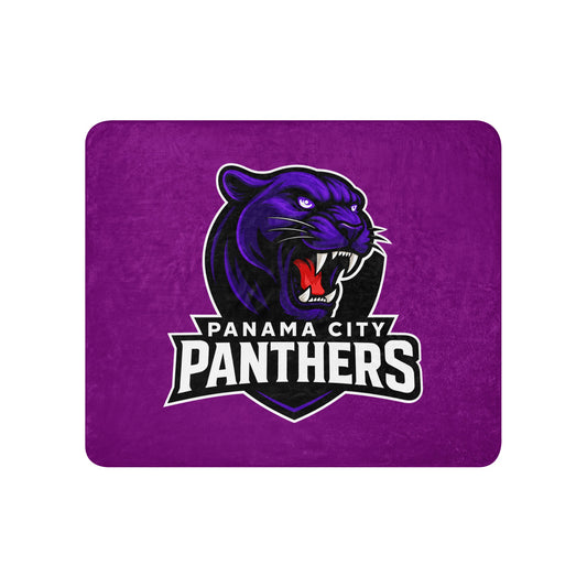 Sherpa Blanket | Panama City Panthers | Mascot Logo
