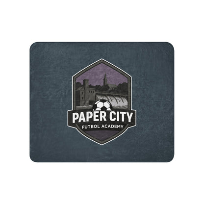 Sherpa Blanket | Paper City Futbol Academy | Vanguard Shield Logo