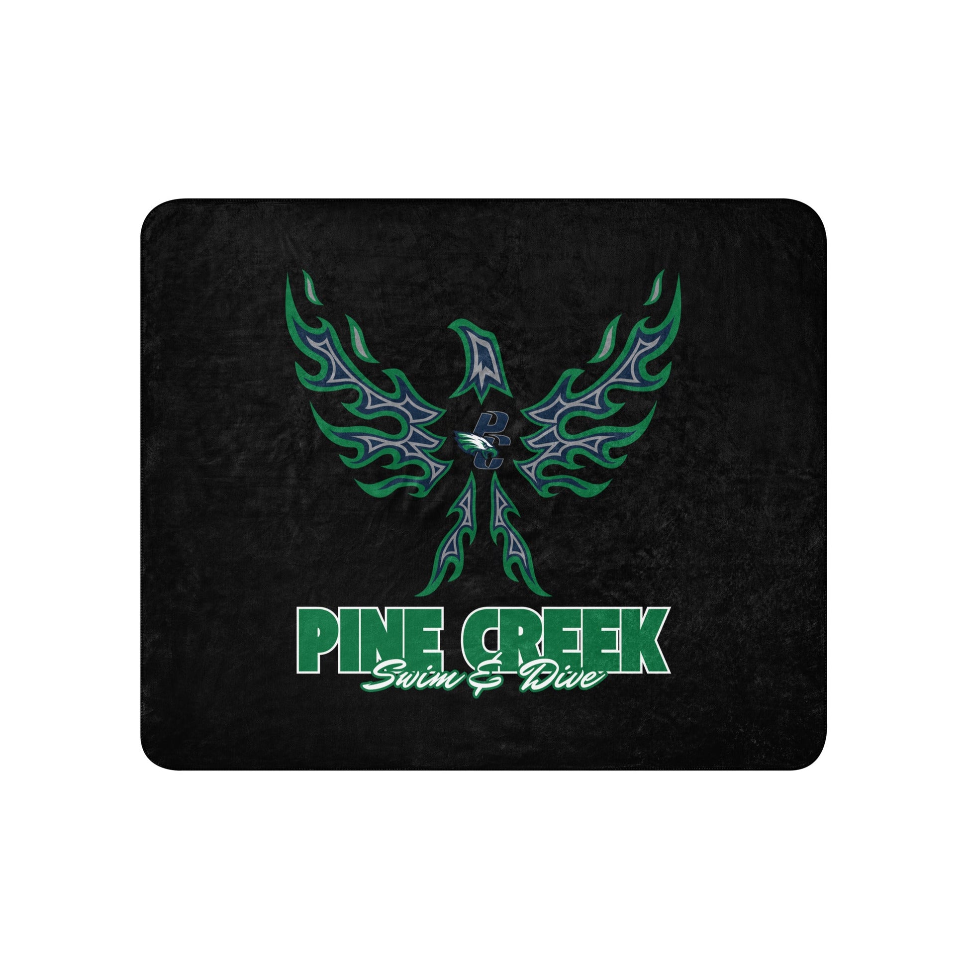 Sherpa Blanket | PINE CREEK SWIM & DIVE | '24 Logo