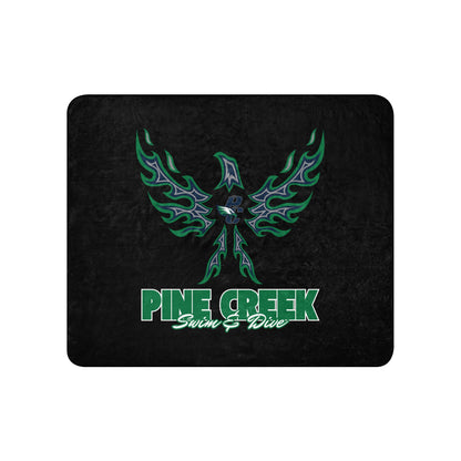 Sherpa Blanket | PINE CREEK SWIM & DIVE | '24 Logo