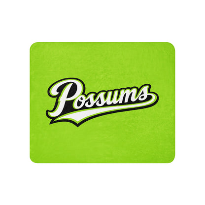 Sherpa Blanket | Possums | Script Logo