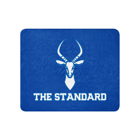 Sherpa Blanket | Poudre Football | Standard Mark Logo