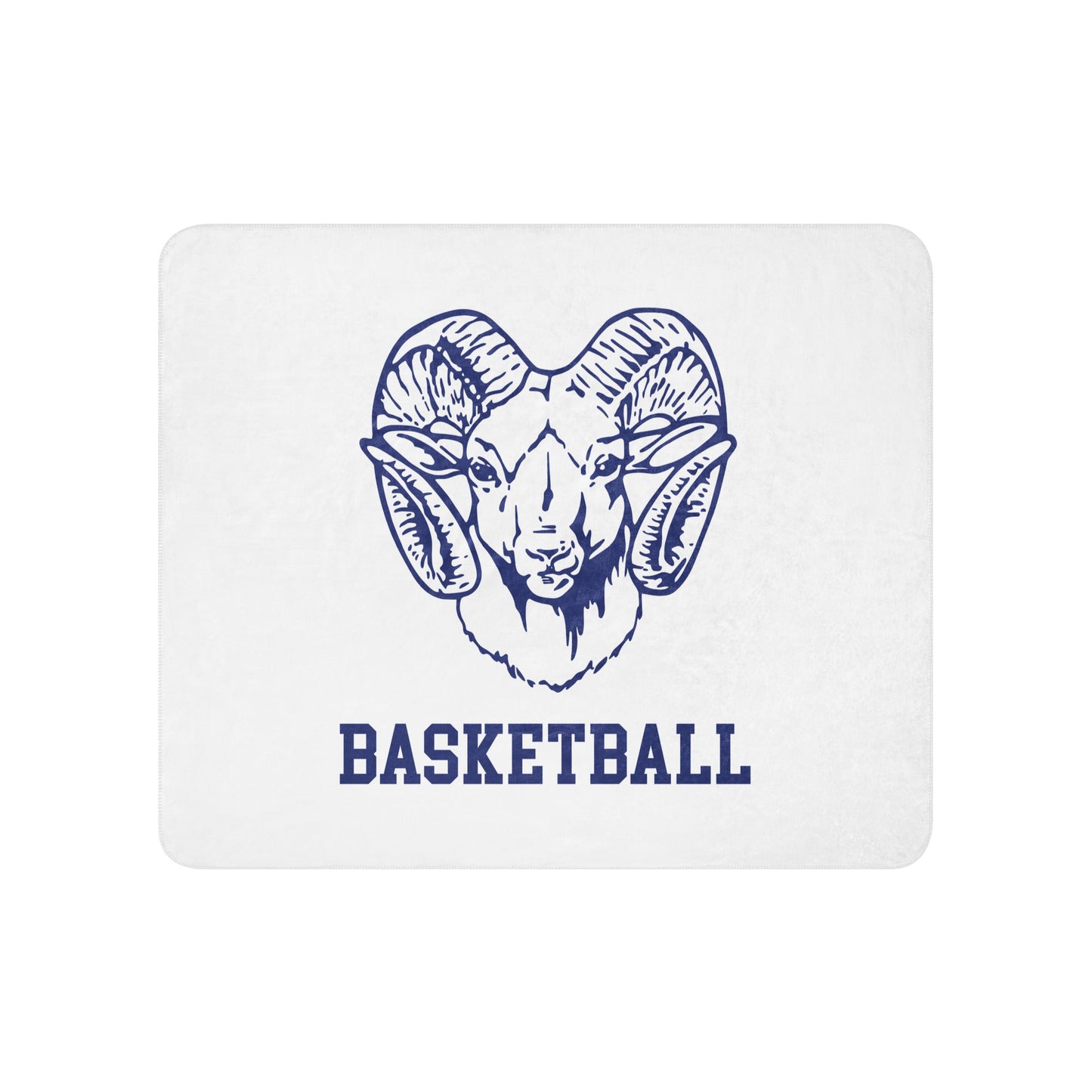 Sherpa Blanket | Rensselaer Rams | Basketball Logo