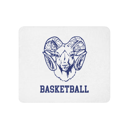 Sherpa Blanket | Rensselaer Rams | Basketball Logo