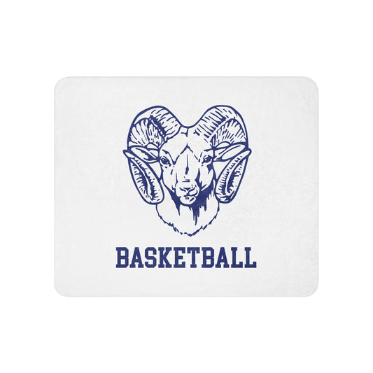 Sherpa Blanket | Rensselaer Rams | Basketball Logo