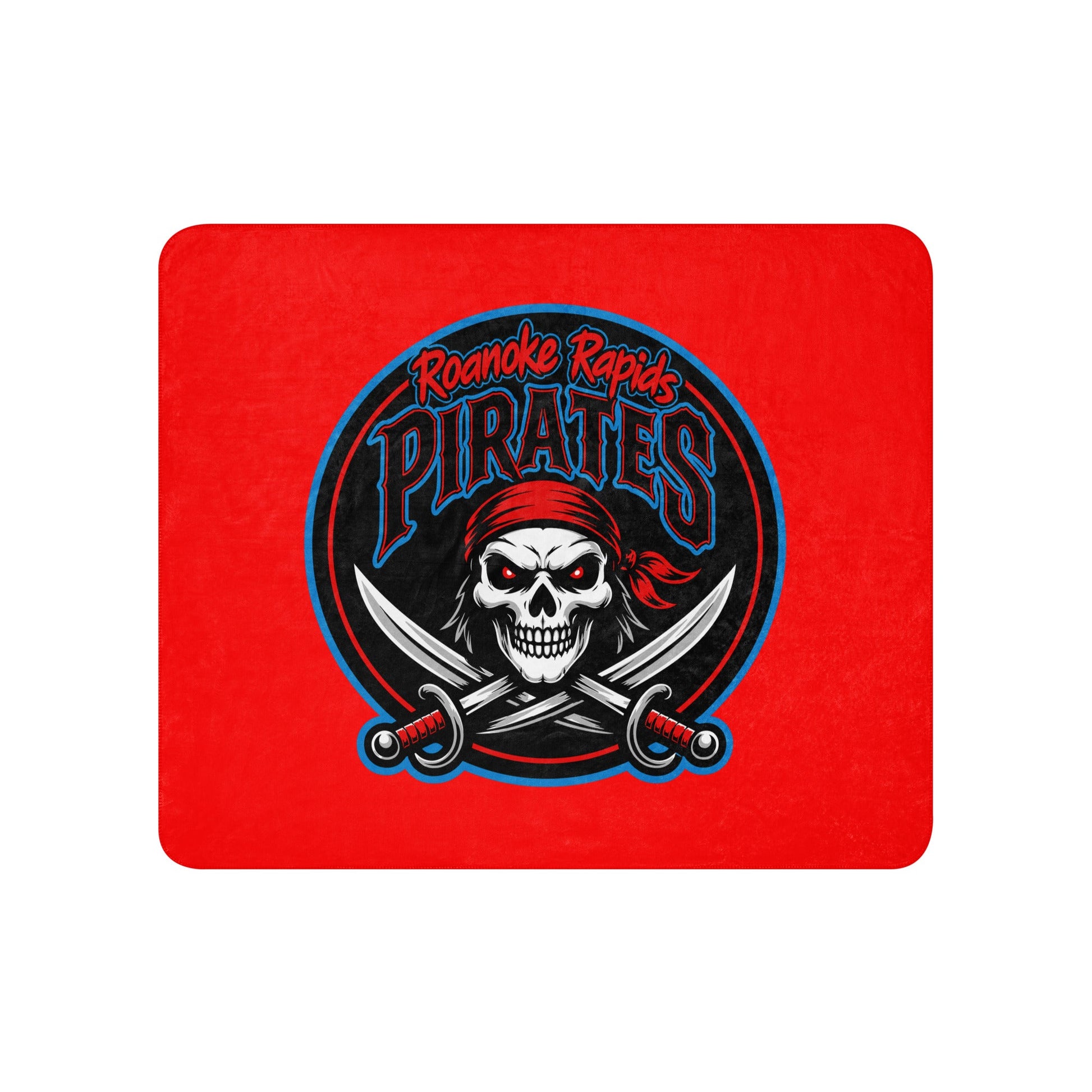 Sherpa Blanket | Roanoke Rapids Pirates | Shield Logo