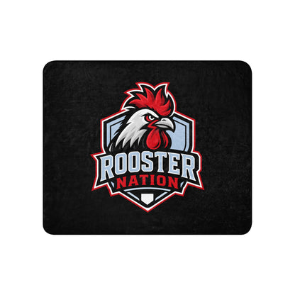 Sherpa Blanket | Rooster Nation | Shield Logo