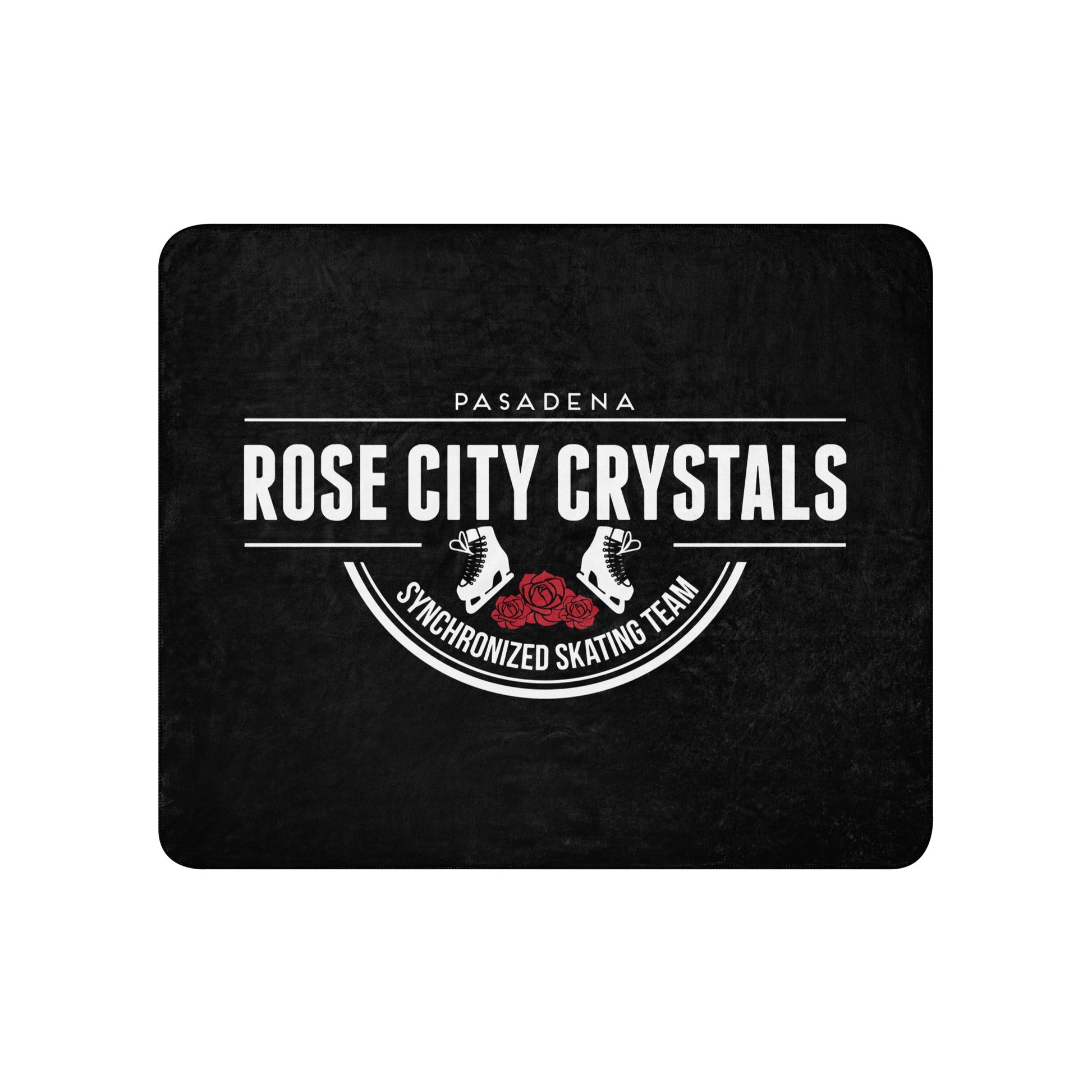 Sherpa Blanket | Rose City Crystals | Script Logo