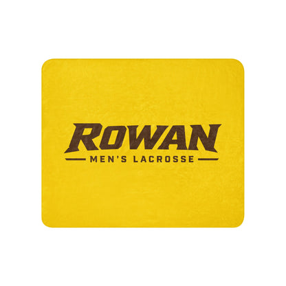 Sherpa Blanket | Rowan Men’s Lacrosse | Modern Script Logo