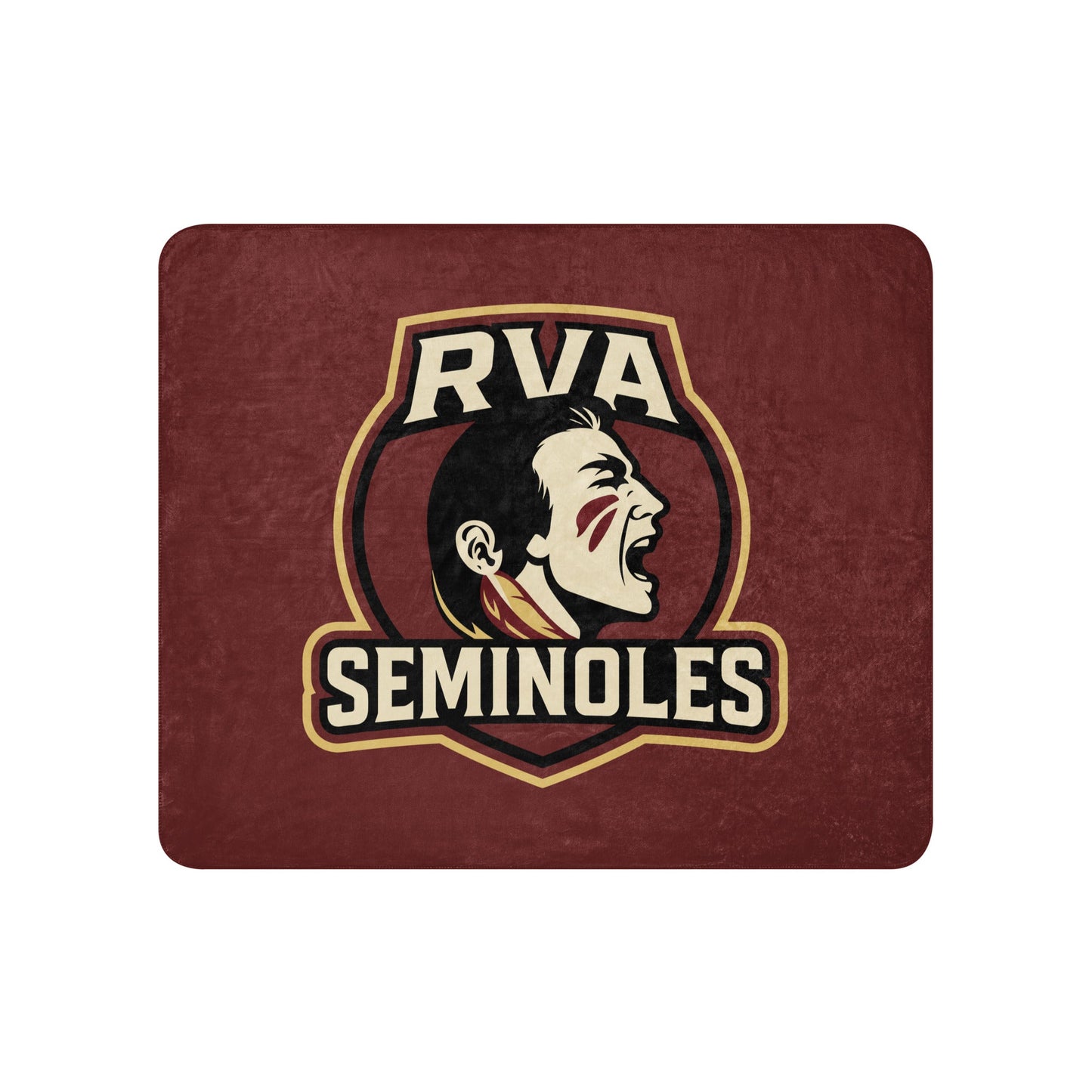Sherpa Blanket | RVA Seminoles | Mascot Logo