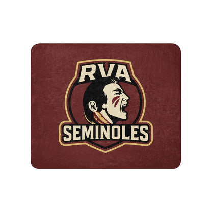 Sherpa Blanket | RVA Seminoles | Mascot Logo
