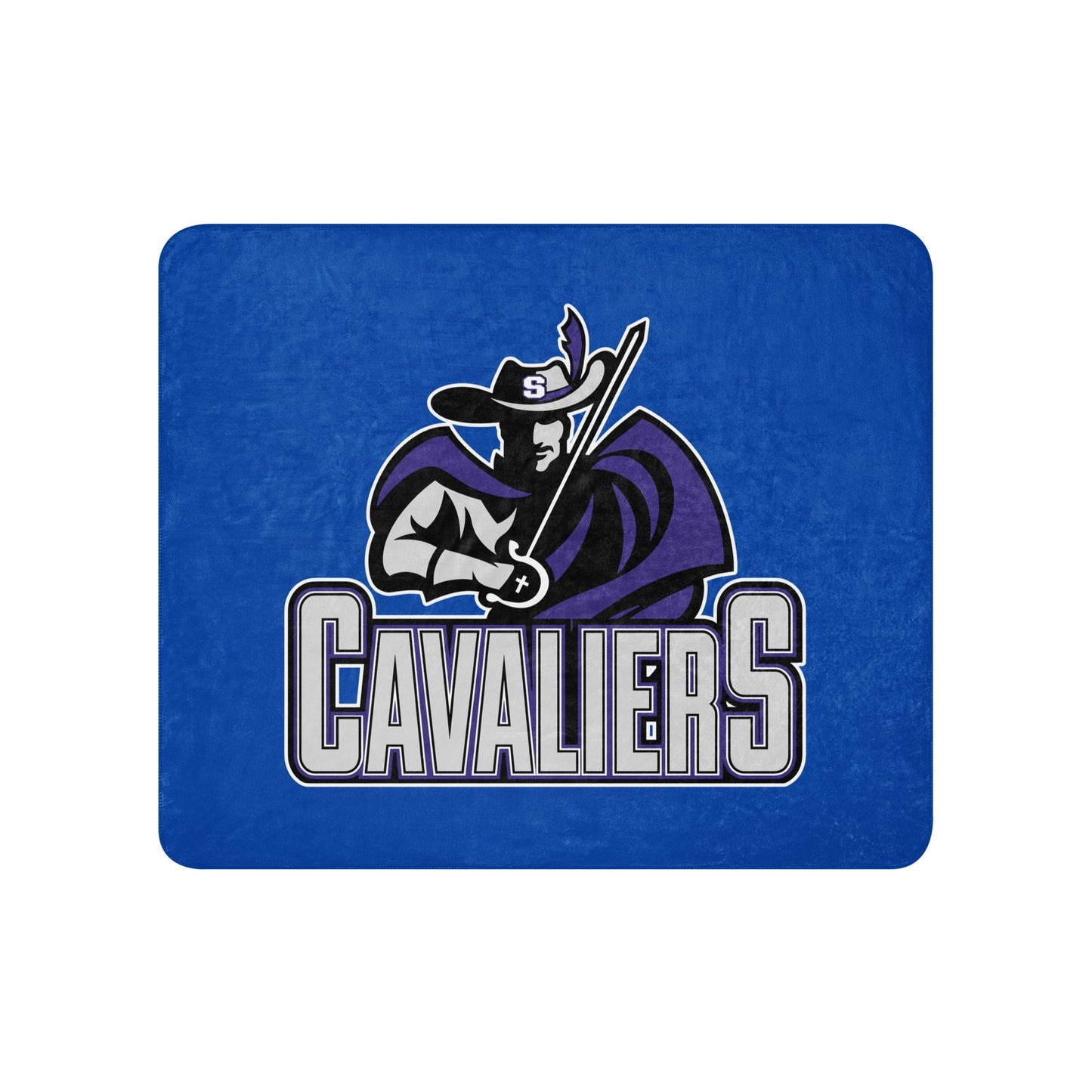 Sherpa Blanket | Saint Thomas More | Cavalier Vanguard Logo