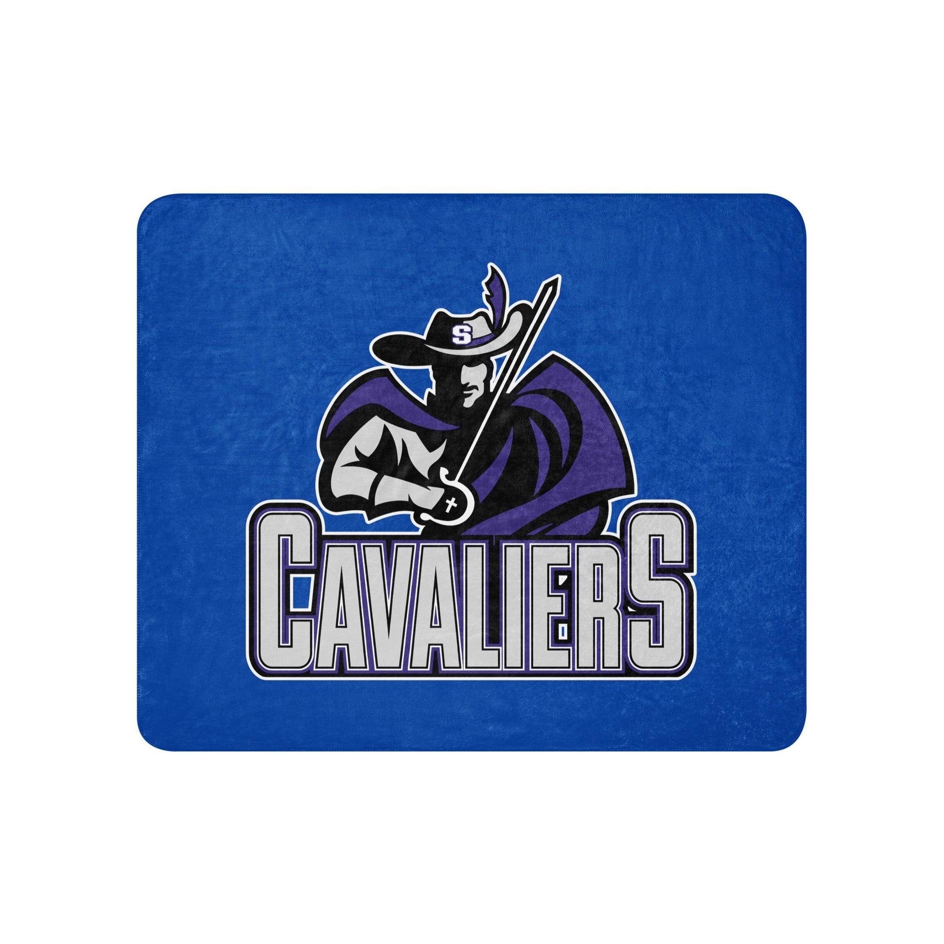 Sherpa Blanket | Saint Thomas More | Cavalier Vanguard Logo