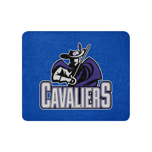 Sherpa Blanket | Saint Thomas More | Cavalier Vanguard Logo