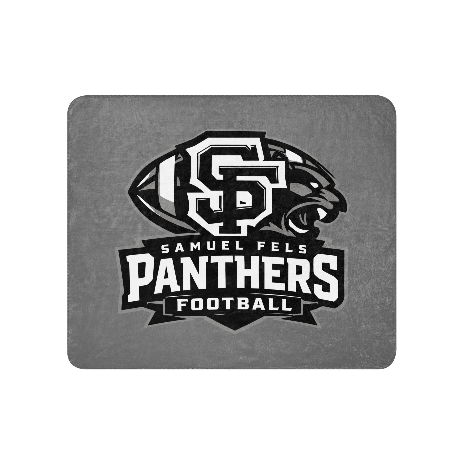 Sherpa Blanket | Samuel Fels Football | Emblem Logo