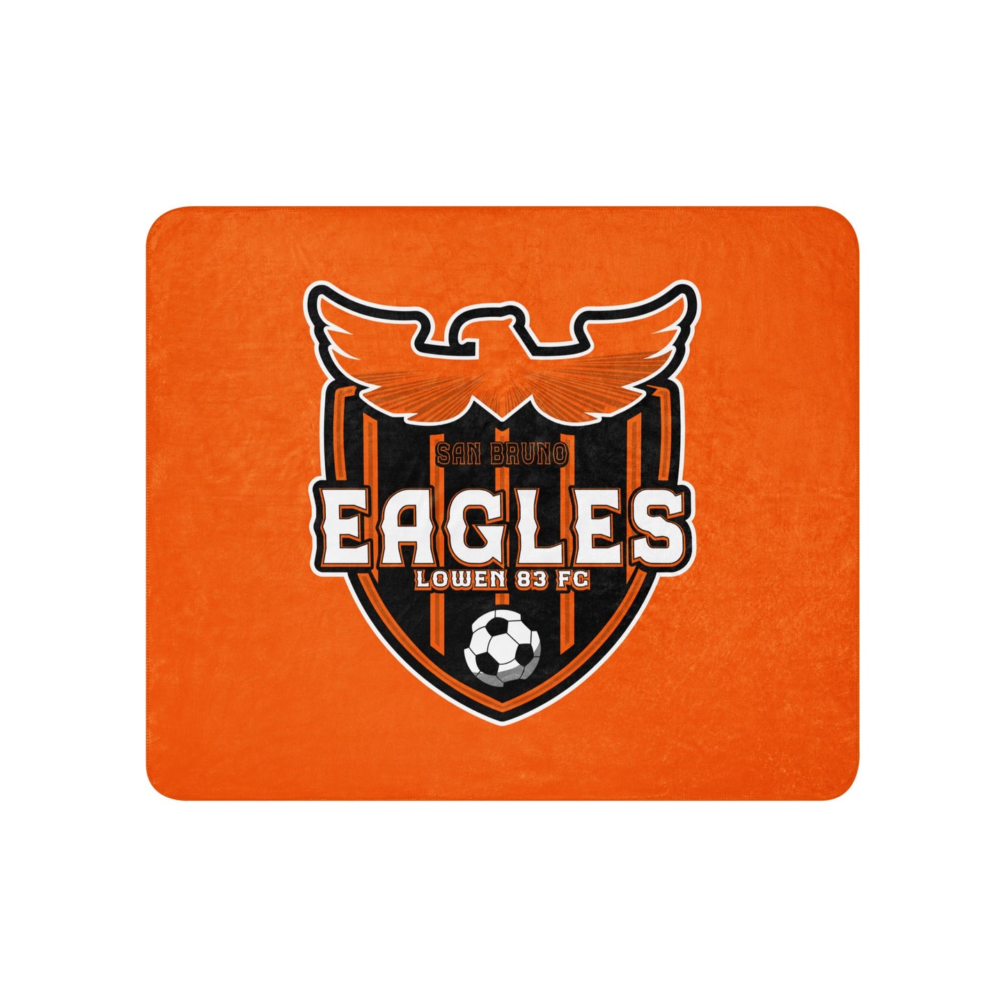 Sherpa Blanket | San Bruno Eagles | Shield Logo