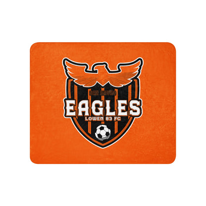 Sherpa Blanket | San Bruno Eagles | Shield Logo