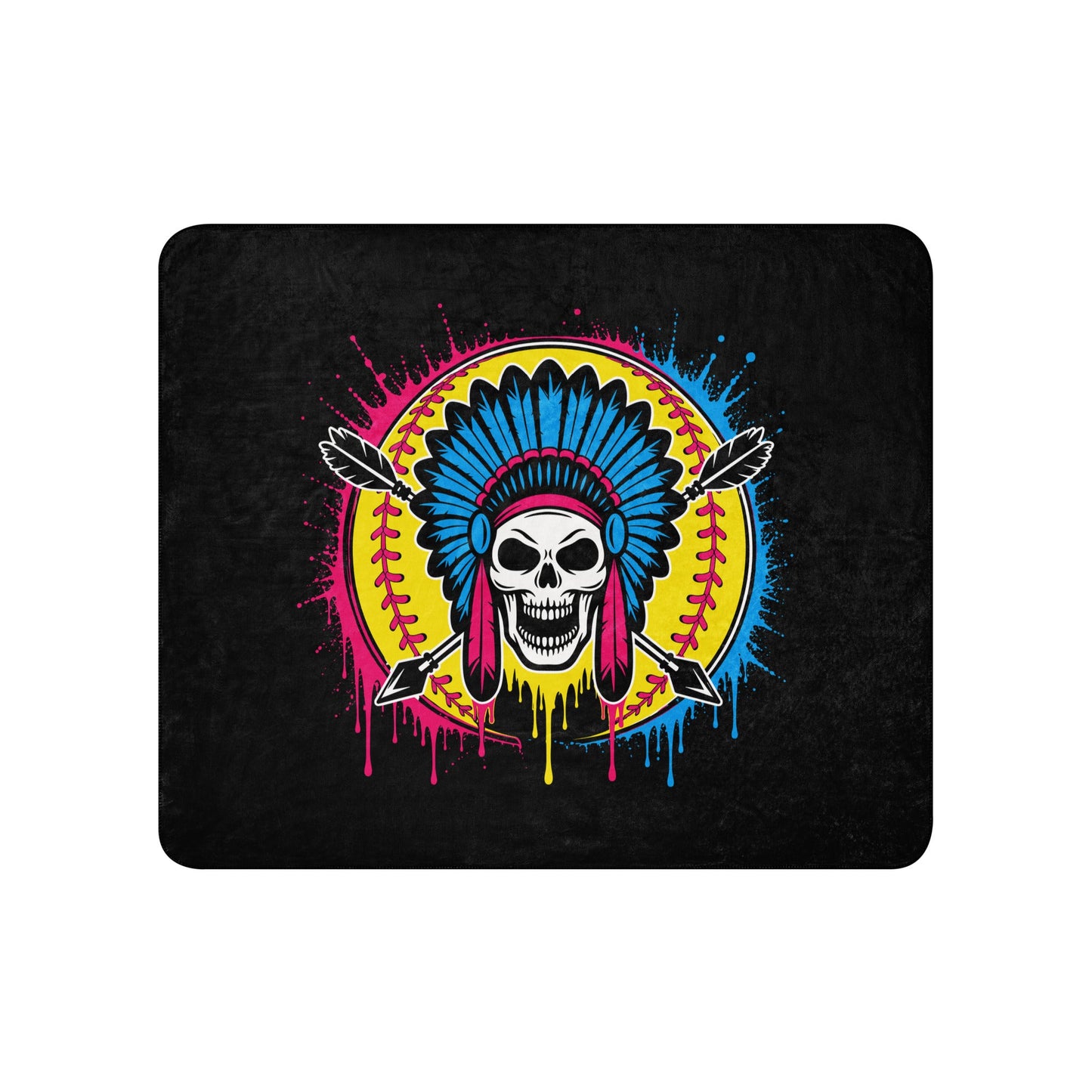 Sherpa Blanket | Savage Softball | Emblem Logo