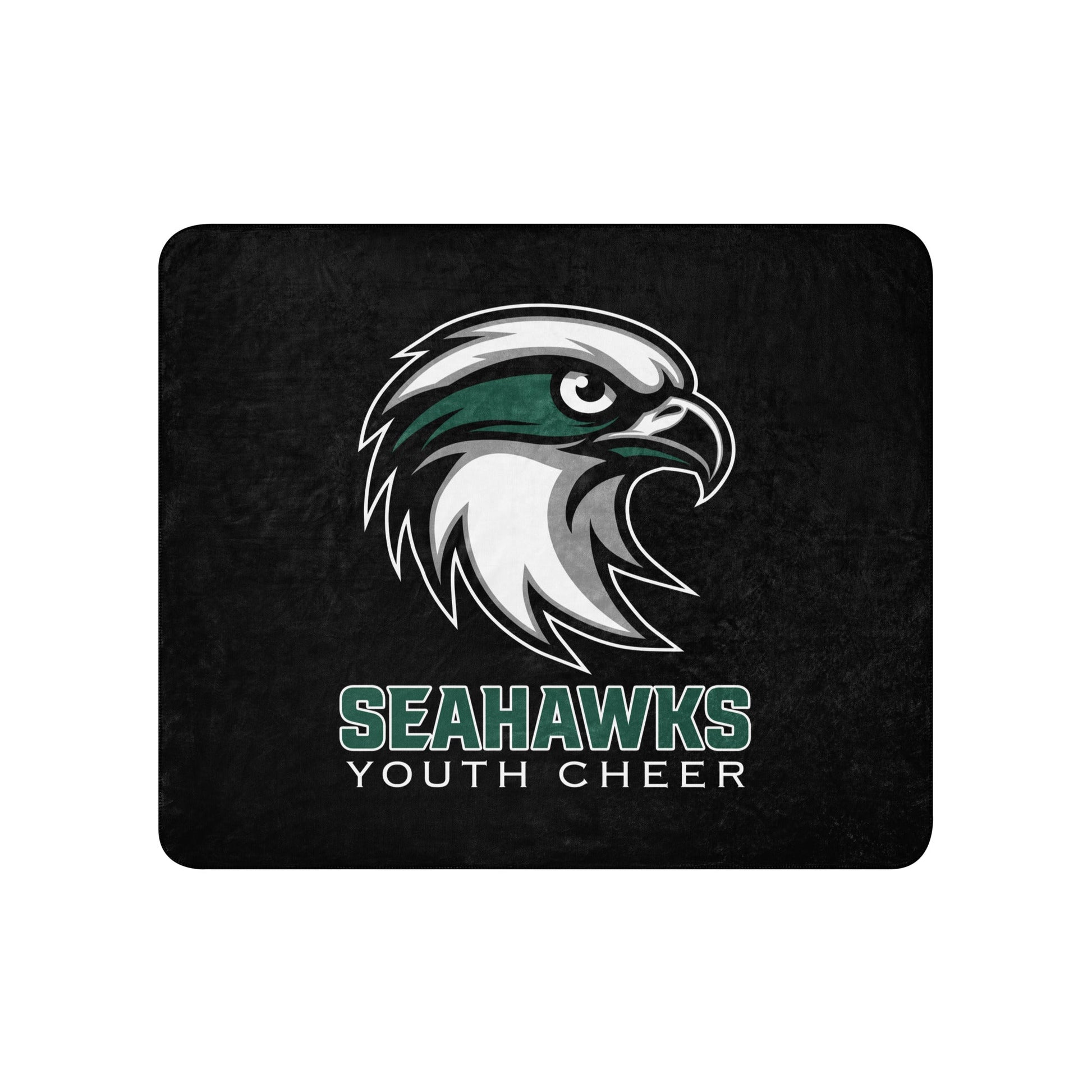 Sherpa Blanket | Seahawks Youth Cheer | Alt Script Logo