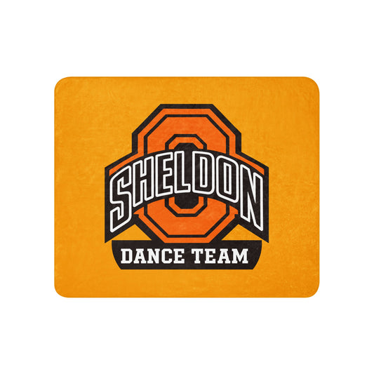 Sherpa Blanket | Sheldon Dance Team | Emblem Logo