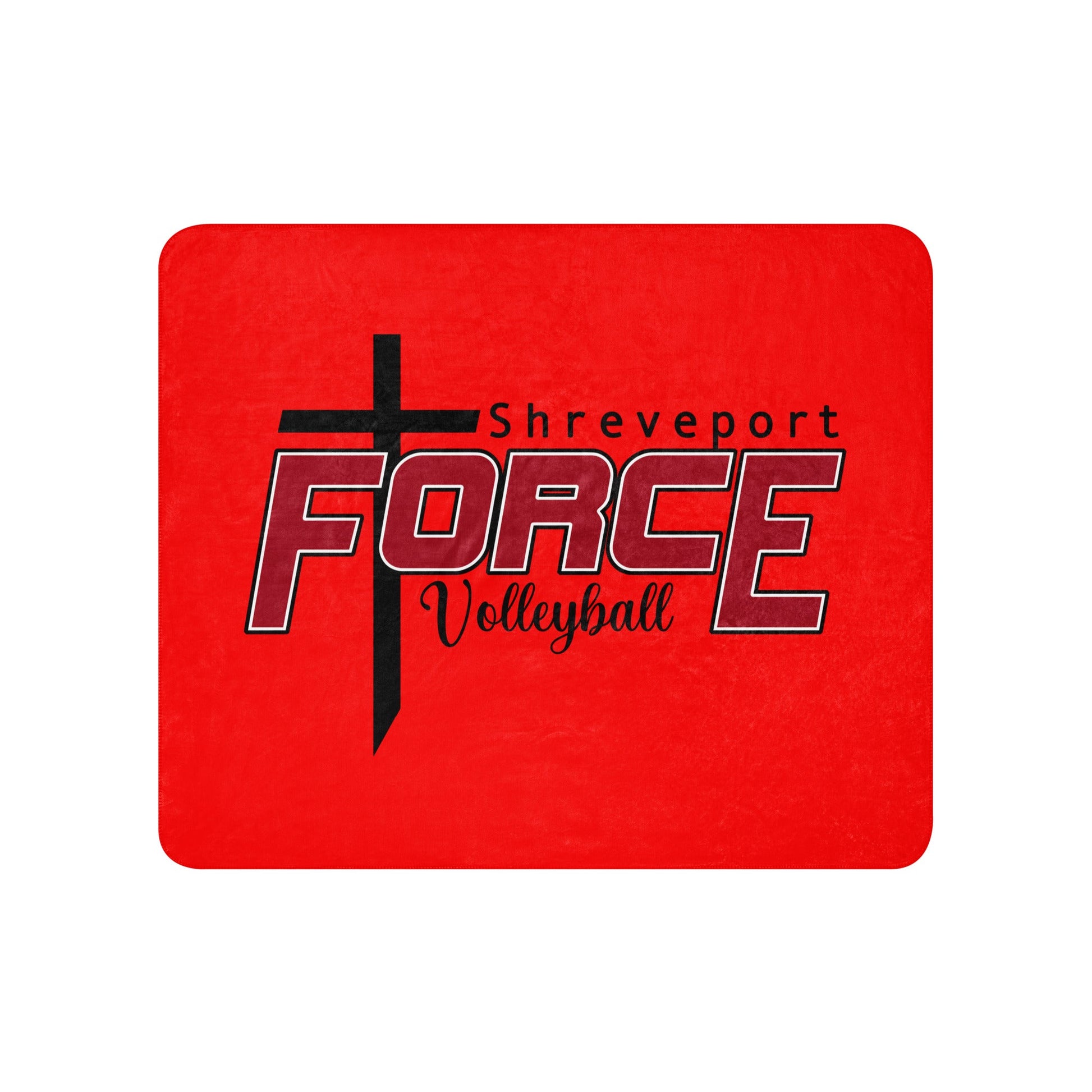 Sherpa Blanket | Shreveport Force Volleyball | Crest Logo