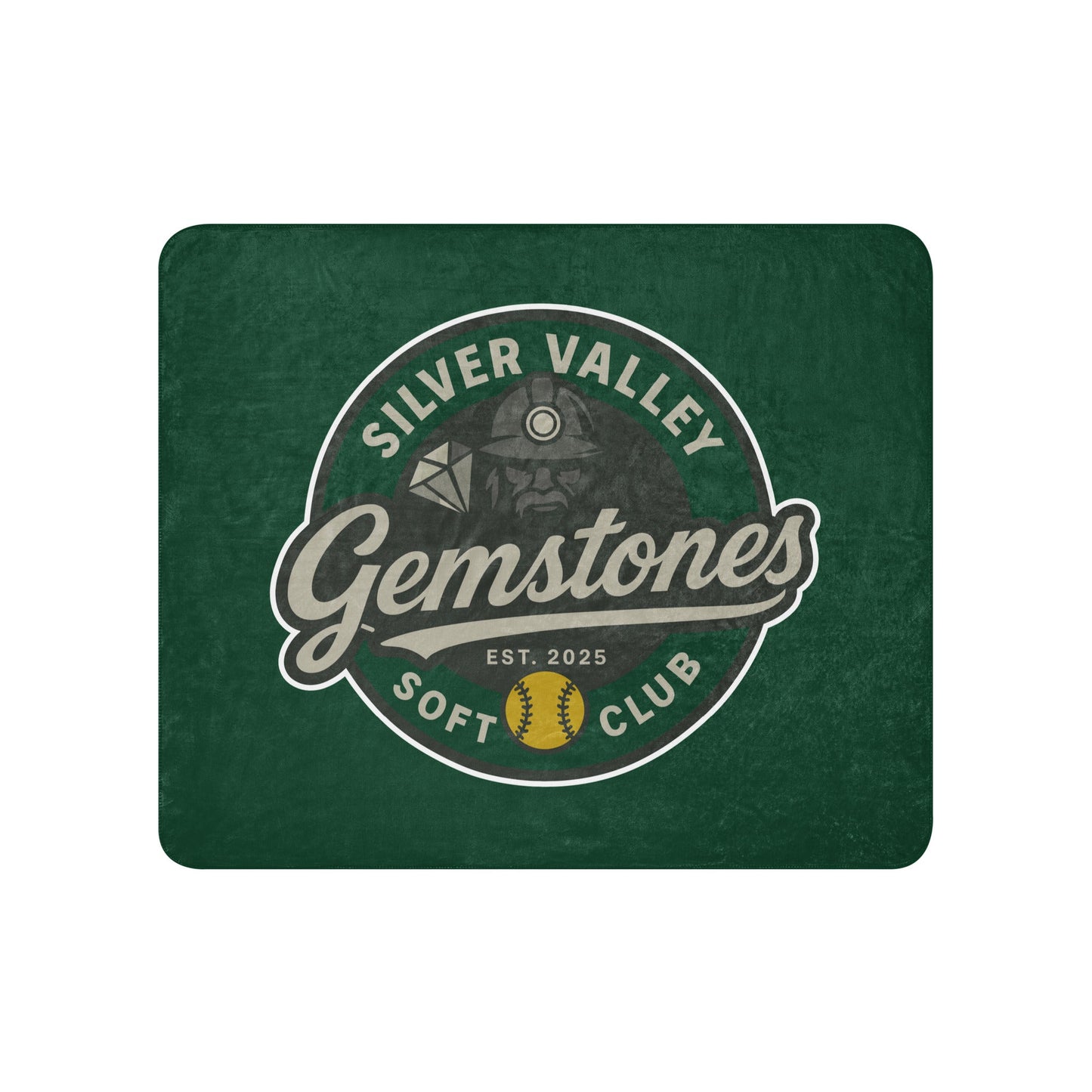 Sherpa Blanket | Silver Valley Gemstones | Badge Logo