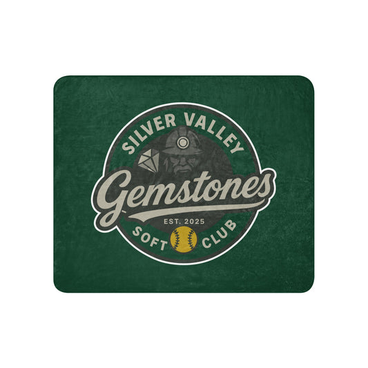 Sherpa Blanket | Silver Valley Gemstones | Badge Logo
