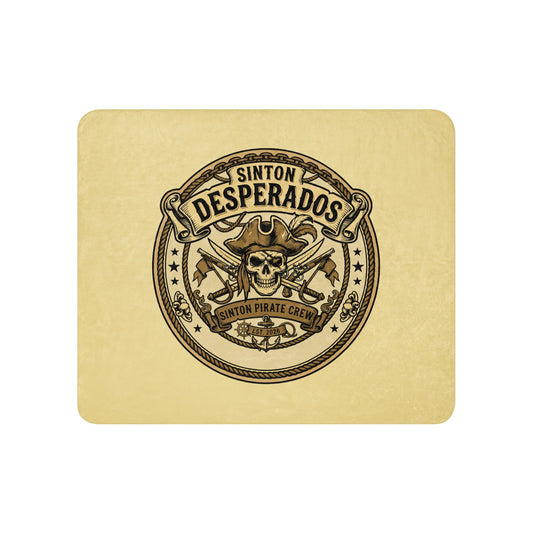 Sherpa Blanket | Sinton Desperados Baseball | Badge Logo