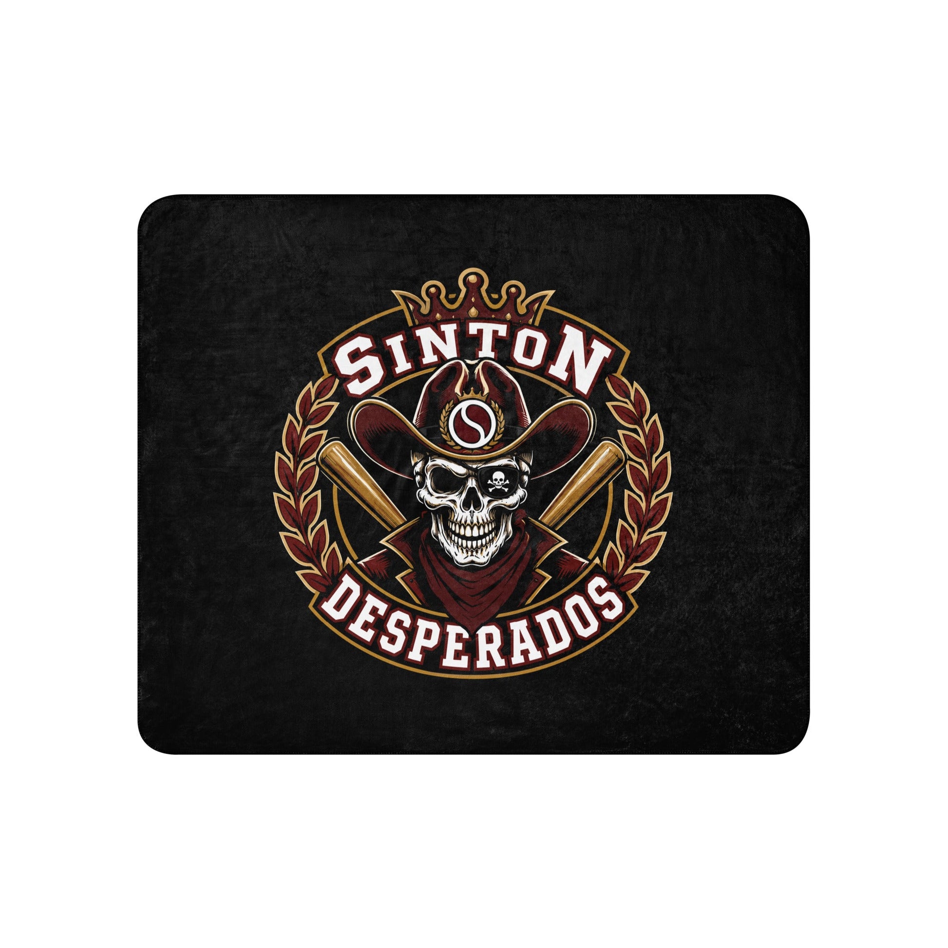 Sherpa Blanket | Sinton Desperados Baseball | Ridge Varsity Logo