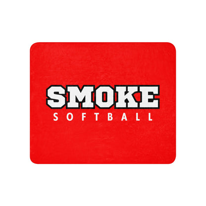 Sherpa Blanket | Smoke 14U Softball | Crest Logo