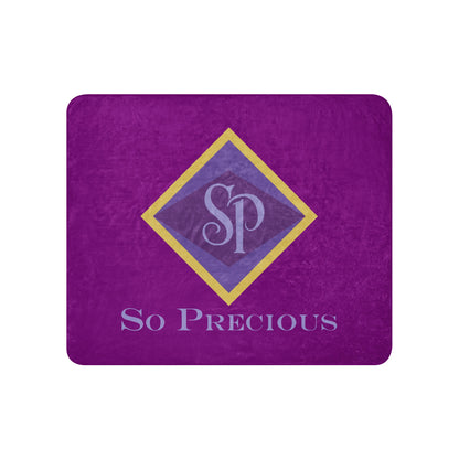 Sherpa Blanket | So Precious Goods | Amethyst Aura Logo