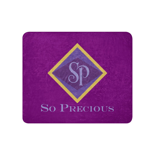 Sherpa Blanket | So Precious Goods | Amethyst Aura Logo