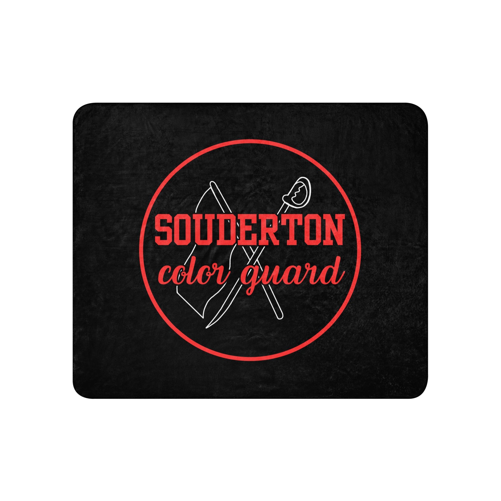 Sherpa Blanket | Souderton Color Guard | Badge Logo